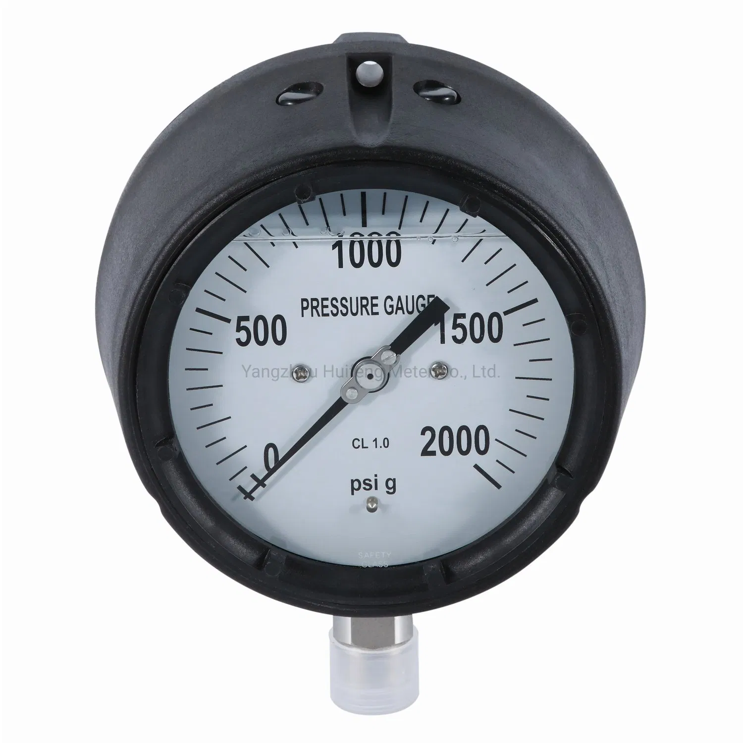 6&prime;&prime; Dial Glycerin Filled Polypropylene Process Pressure Gauge